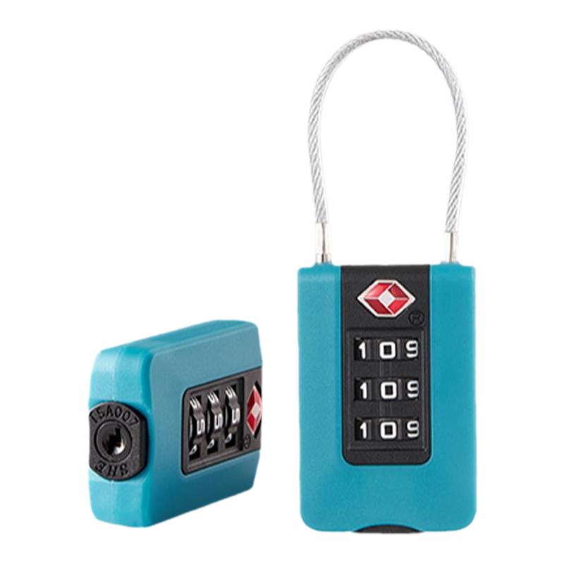 梅花锁TSA007海关密码锁行李箱包抽屉旅行箱挂锁托运通关锁防盗锁