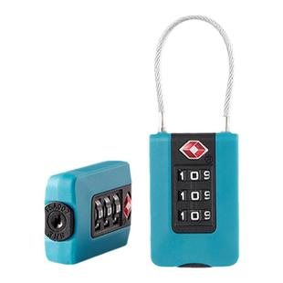 梅花锁TSA007海关密码锁行李箱包抽屉旅行箱挂锁托运通关锁防盗锁