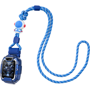 适用华为儿童电话手表表带挂绳5Pro 5X Pro 4X新耀 4Pro 3S 3Pro 超能 5活力伸缩可调长短挂脖挂书包可爱公仔