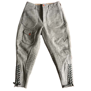 Freewheelers cruiser风格重磅马裤HarrisTweed纯羊毛人字呢马裤