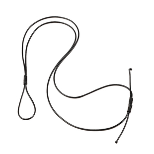 细款蜡皮绳项链绳穿黄金平安扣吊坠挂绳玉佩戒指玉坠挂件锁骨项圈