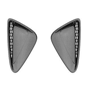 适用于小米SU7前侧进风口保护罩碳纤纹前防护罩无损改装饰配件