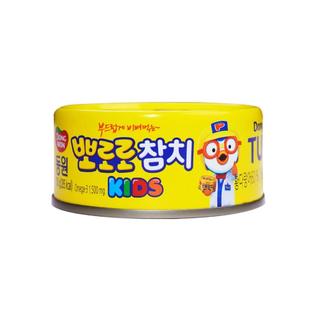 韩国进口东远啵乐乐金枪鱼罐头儿童拌饭沙拉搭档吞拿鱼肉海鲜饭团