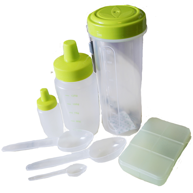 康宝莱7件套奶昔杯 摇摇杯 搅拌杯600ml  七件套 量勺 粉盒茶饮勺