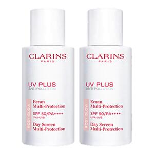 娇韵诗轻透防晒乳润粉色遮瑕高倍防晒霜spf50+面部隔离50ml*2