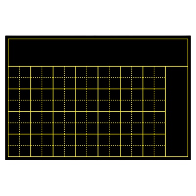 磁性口字格田字格黑板展示磁力贴