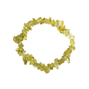 天然黄水晶手链 招财串珠水晶碎石手串 时尚饰品男女款礼物diy