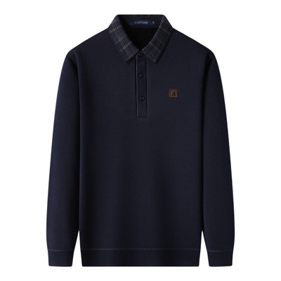 梦特娇绵羊毛加绒加厚毛衣打底衫