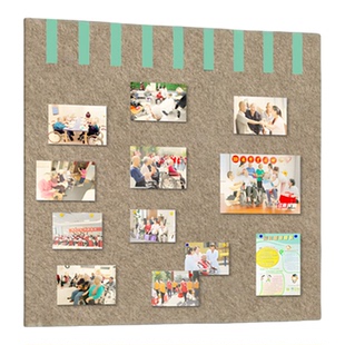 养老院氛围布置传统老年大学活动中心毛毡板照片墙宣传公告栏布置