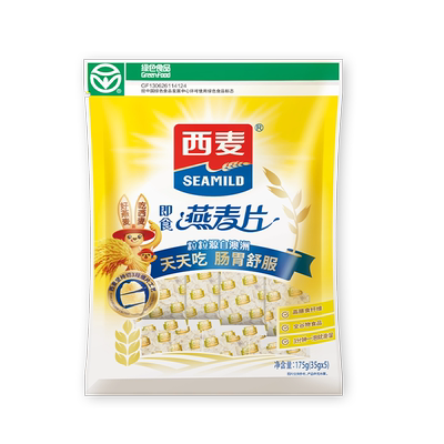 西麦即食纯麦独立小袋0添加蔗糖