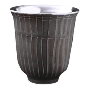 银茶杯纯银999银杯子陶瓷包银杯纯手工主人杯品茗杯家用精致复古