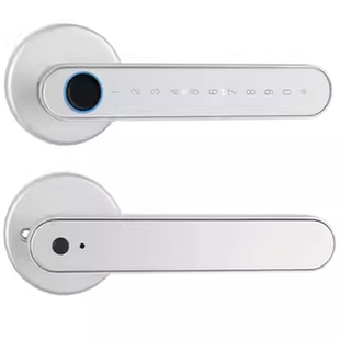 防火门锁改装指纹锁家用通道智能锁办公室密码锁室内消防门电子锁