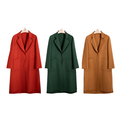 FUFEN福芬新款冬大衣女中长款毛呢外套气质上衣女DY-14092