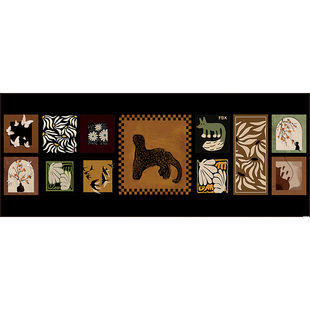 楼梯地垫中古风踏步垫免胶自粘防滑隔音地毯台阶专用垫实木静音垫