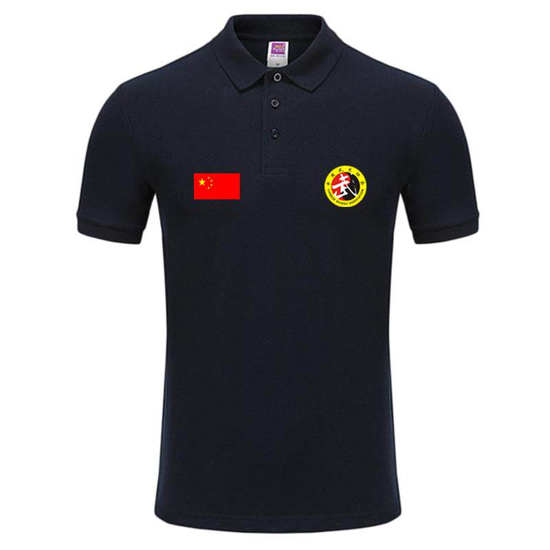 武术私人教练武馆培训服练功衣服跆拳道散打POLO衫男女短袖T恤衫