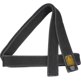 韩国正版跆拳道腰带 4.5cm宽竞技带 纯棉芯 可绣字 水洗磨白黑带