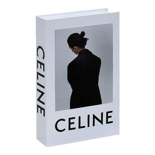 态生活北欧仿真书家居装饰摆件电视柜样板间书房桌面摆件拍照道具