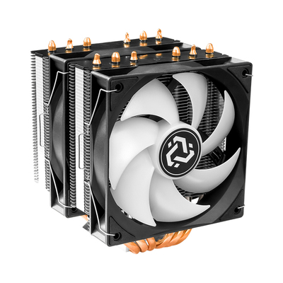 精粤CPU散热器电脑风扇多功能9cm12cm台式塔式静音风冷