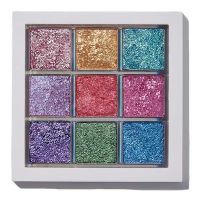 布灵泥美甲新品九宫格爆闪美甲