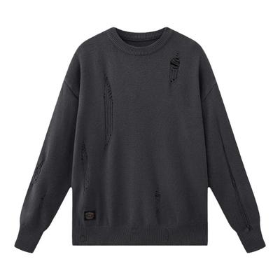 破洞慵懒风美式宽松原创男女同款