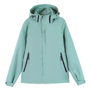 啄木鸟户外冲锋衣女春季2025年新款春秋宽松大码休闲百搭夹克外套