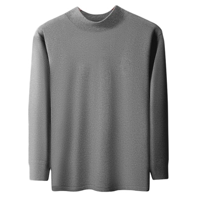 浪莎男士纯棉中领保暖单上衣秋衣