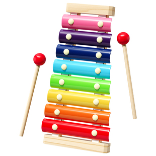 婴幼儿童八音琴小木琴手敲琴8个月宝益智敲击打乐器玩具1-2岁早教