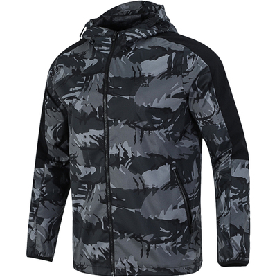 男子训练运动休闲连帽夹克