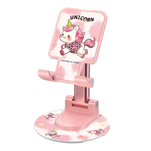 可旋转马年手机支架桌面新款粉色小马手机架支架可调节升降平板ipad通用高颜值懒人支撑架直播拍摄追剧女可爱