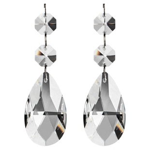 婚庆水晶珠帘水晶串蜡烛灯饰吊坠灯具DIY配件门帘酒店装饰品坠子