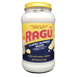 Cheddar Alfredo Sauce美国进口奶酪芝士意粉酱艾弗雷德调味酱