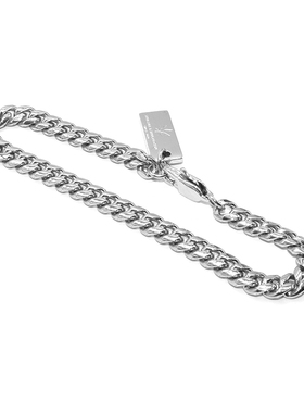 TWOLEAVES男女钛钢欧美古巴手链