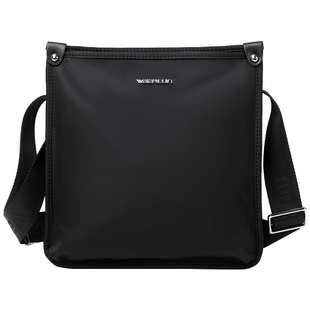 新款休闲单肩包男士斜挎包男包通勤外出便携包包尼龙牛津布小背包