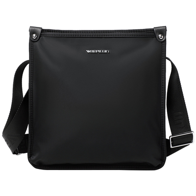 威尔伦男士休闲尼龙单肩斜挎包