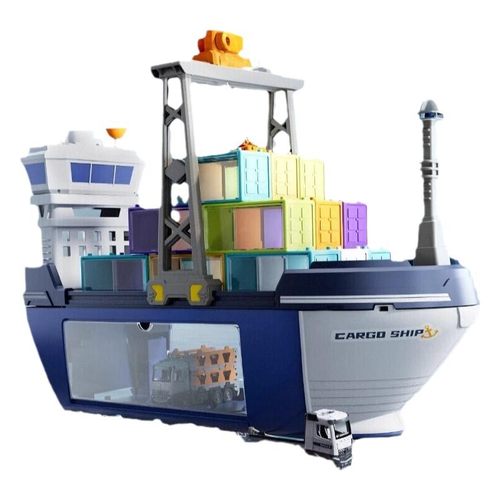 儿童大型货轮游轮船玩具益智宝宝工程小汽车4男女孩3岁6生日礼物5