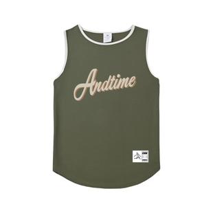 美式背心男运动速干2.0冰凉andtime篮球跑步宽松球衣实战无袖T恤