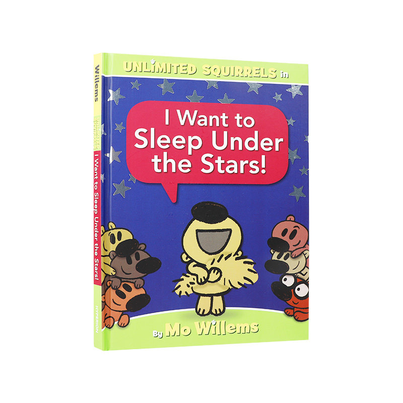 英文原版 I Want to Sleep Under the Stars!我想在星空下睡觉!低幼认知启蒙亲子共读学前教育英语启蒙益智幼教精装绘本进口原装
