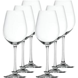 德国Spiegelau非铅水晶玻璃6只进口波尔多红酒杯套装大号高脚杯子