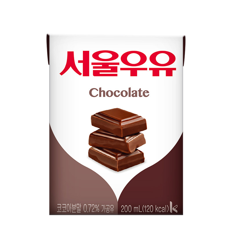 【6月生产】韩国进口寿尔牛奶首尔寿尔巧克力味牛奶