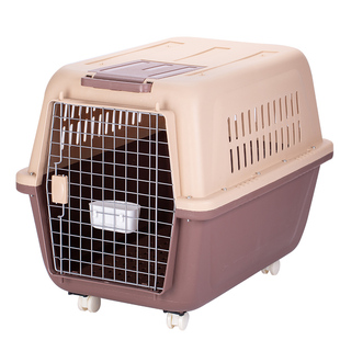 狗狗航空箱大号宠物托运箱猫狗笼外出便携车载小型犬金毛国航专用