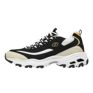 Skechers斯凯奇秋冬男休闲老爹鞋加绒保暖熊猫鞋 894268/BKGD