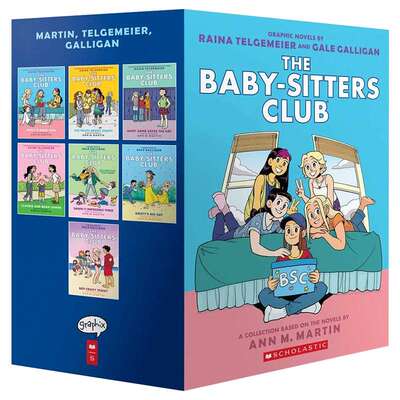 保姆俱乐部1-7册套装 全彩漫画 英文原版 The Baby Sitters Club Graphic Novels Box Set 1-7 英文原版 进口英语书籍儿童外文书