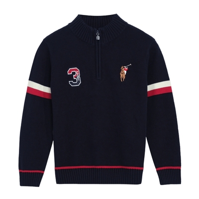 POLOWALK男童半高领百搭针织衫