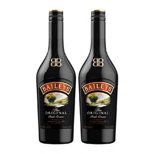 【进口】爱尔兰原装百利甜酒力娇酒原味700ml*2奶酒调饮酒利口酒