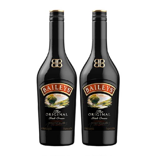 【进口】爱尔兰原装百利甜酒力娇酒原味700ml*2奶酒调饮酒利口酒