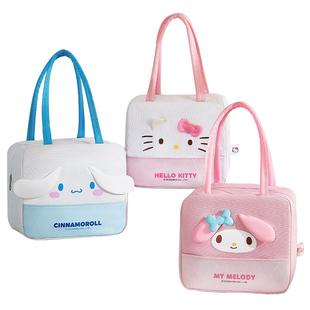 三丽鸥饭盒手提袋便当包带饭专用小学生上班族铝箔加厚保温袋餐包