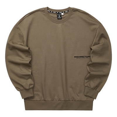 休闲针织套头卫衣SKECHERS斯凯奇