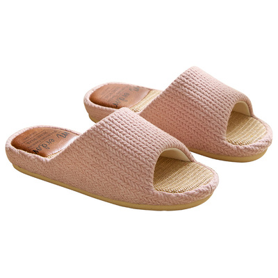 亚麻拖鞋女2025新款情侣厚底室内家居家用高级感棉麻拖鞋男士四季