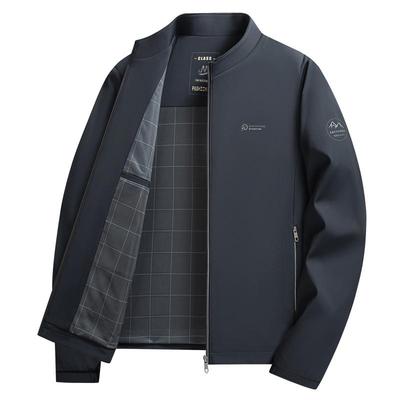 罗蒙立领春秋季修身型夹克