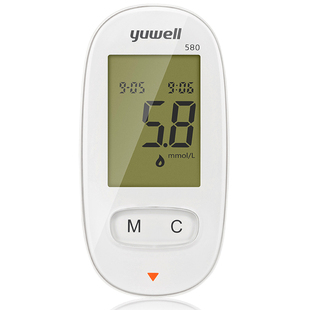 鱼跃血糖仪580家用测试仪测血糖的仪器老人用血糖试纸官方旗舰店
